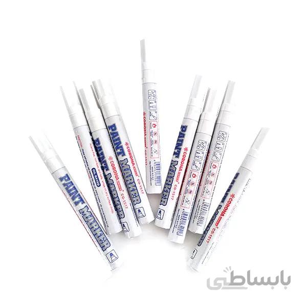 ماژیک صنعتی سفید کرونا