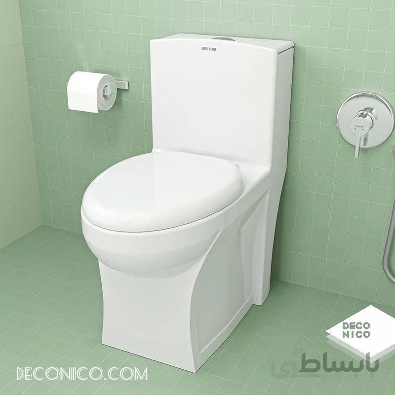 توالت فرنگی آدنیس چینی کرد ا Adnis Toilet