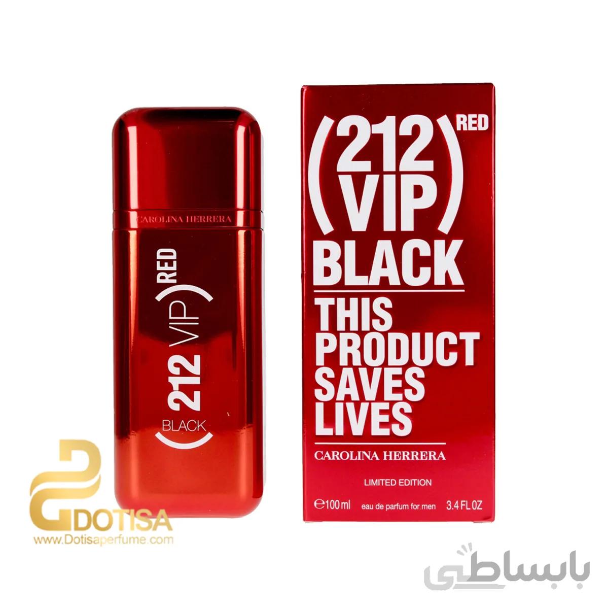 عطر ادکلن کارولینا هررا وی آی پی بلک رد | Carolina Herrera 212 VIP Black Red