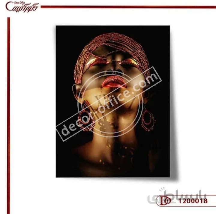 پوستر دیواری چهره مدرن 0018 ا Modern face wall poster 0018