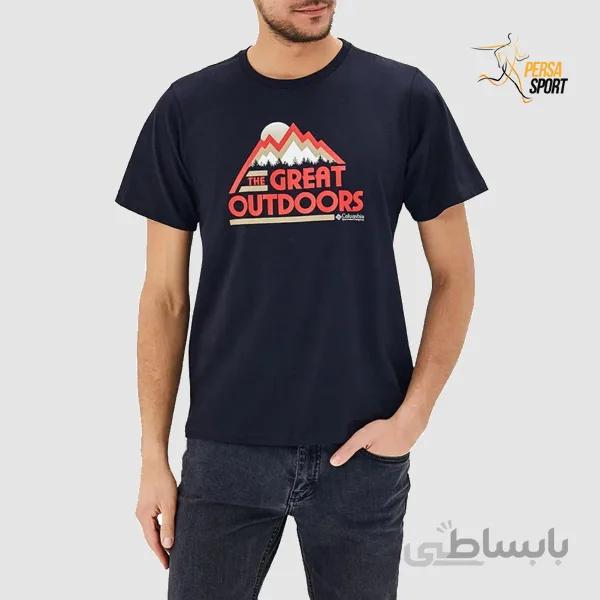 تیشرت مردانه کلمبیا Hunter’s Canyon Short Sleeve Black