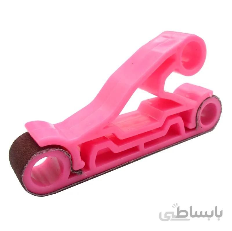 سنباده گیر دستی پلاستیکی چفتی صورتی