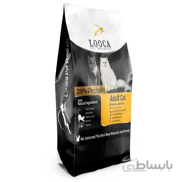 غذای خشک لوکا مخصوص گربه بالغ حاوی گوشت مرغ و برنج 2 کیلوگرمی ا Looca Dry Food for Adult Cat with Chicken & Rice 2 KG