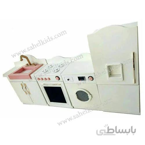 ست اشپزخانه کودک (کابینت چهار تکه پنج کاره)