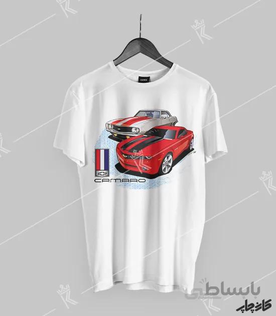 تیشرت طرح شورولت کامارو