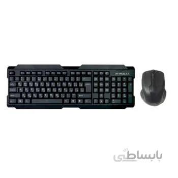 موس و کیبورد بی سیم XP-W4400B ا XP-W4400B wireless keyboard & mouse