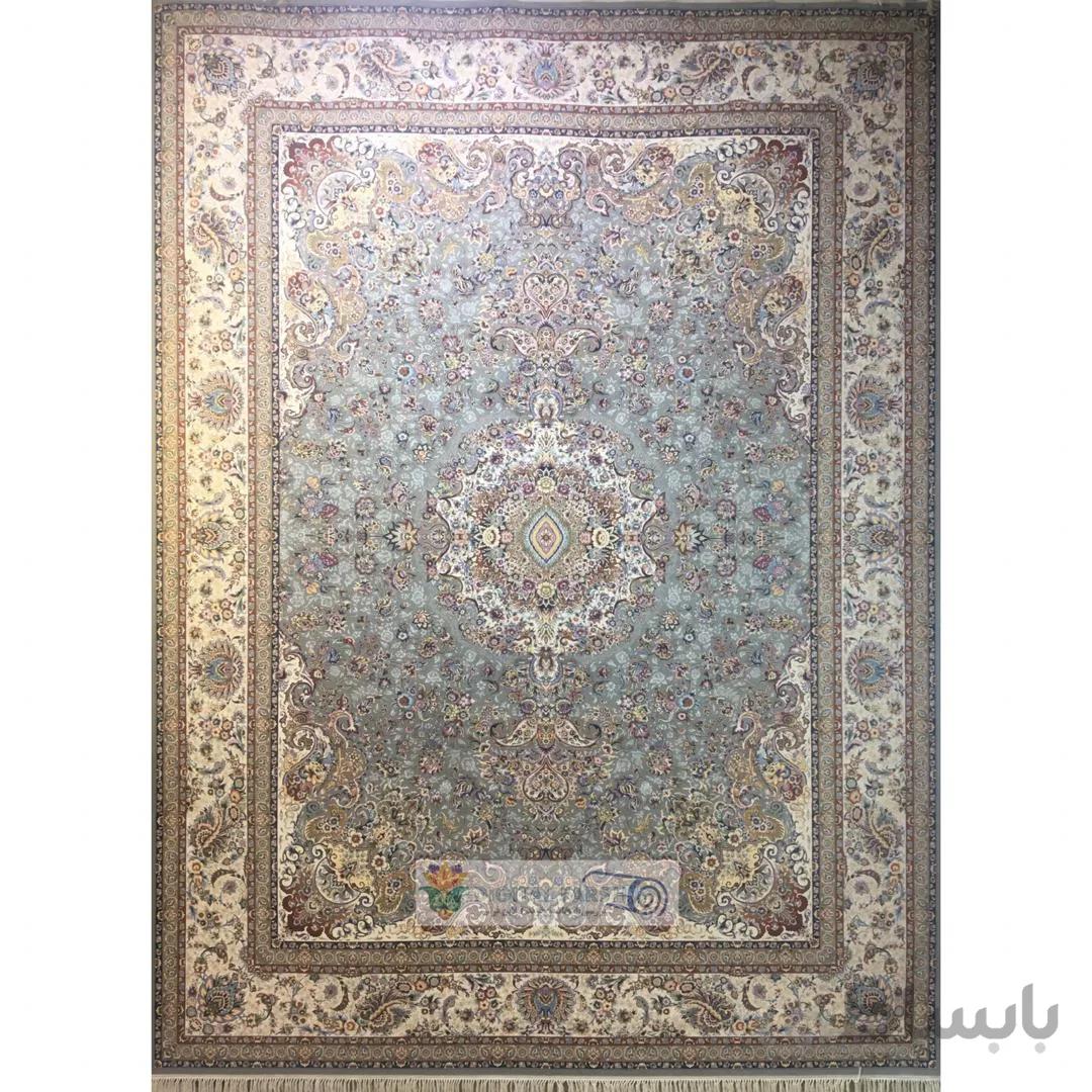 فرش نگین ابریشم مشهد طرح 1416فیلی