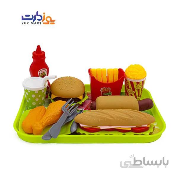 اسباب بازی ست ساندویچ مدل سینی مخصوص کد 8818