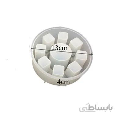 قالب سیلیکونی استند گرد