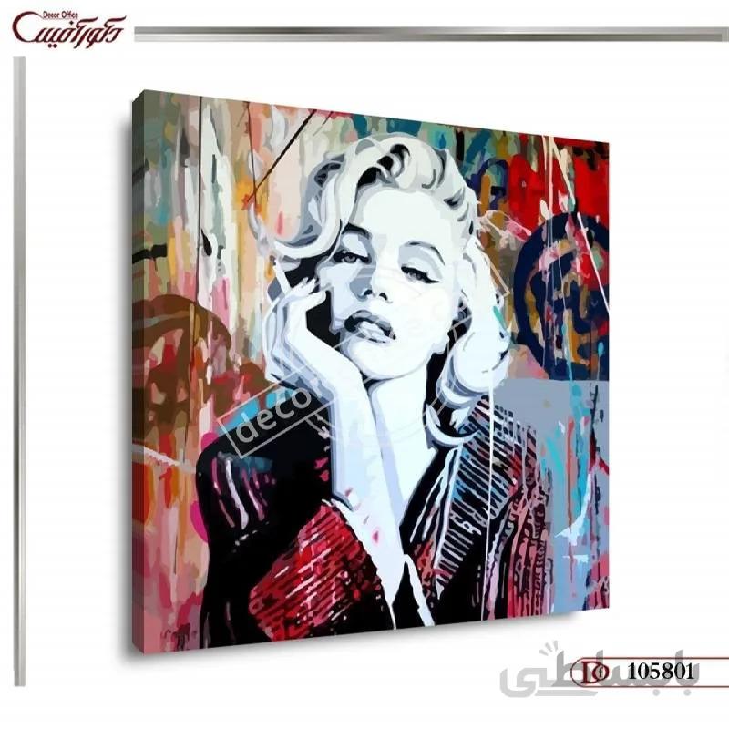تابلو چهره مرلین مونرو 5801 ا Marilyn Monroe face painting 5801