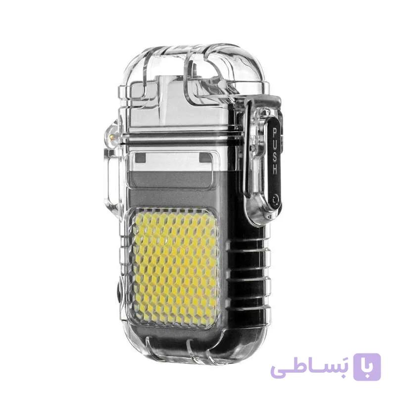 چراغ قوه دستی مدل المنت دار فلش لایت با نور مهتابی — تصویر 1