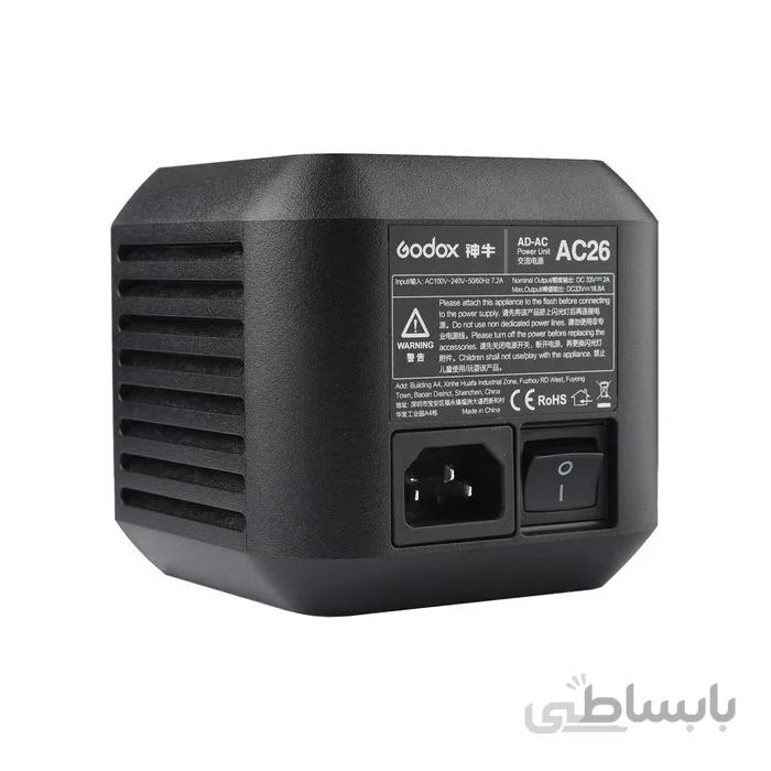 آداپتور برق Godox مدل AC-26 مناسب برای فلاش AD600Pro