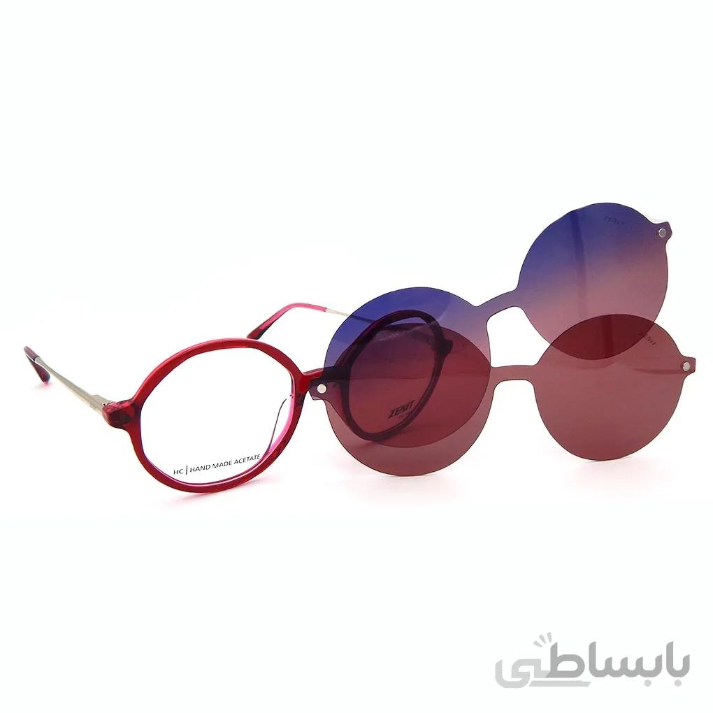خرید عینک طبی آفتابی (کاوردار مگنتی) ZENiT زنیت ZE1413-C3