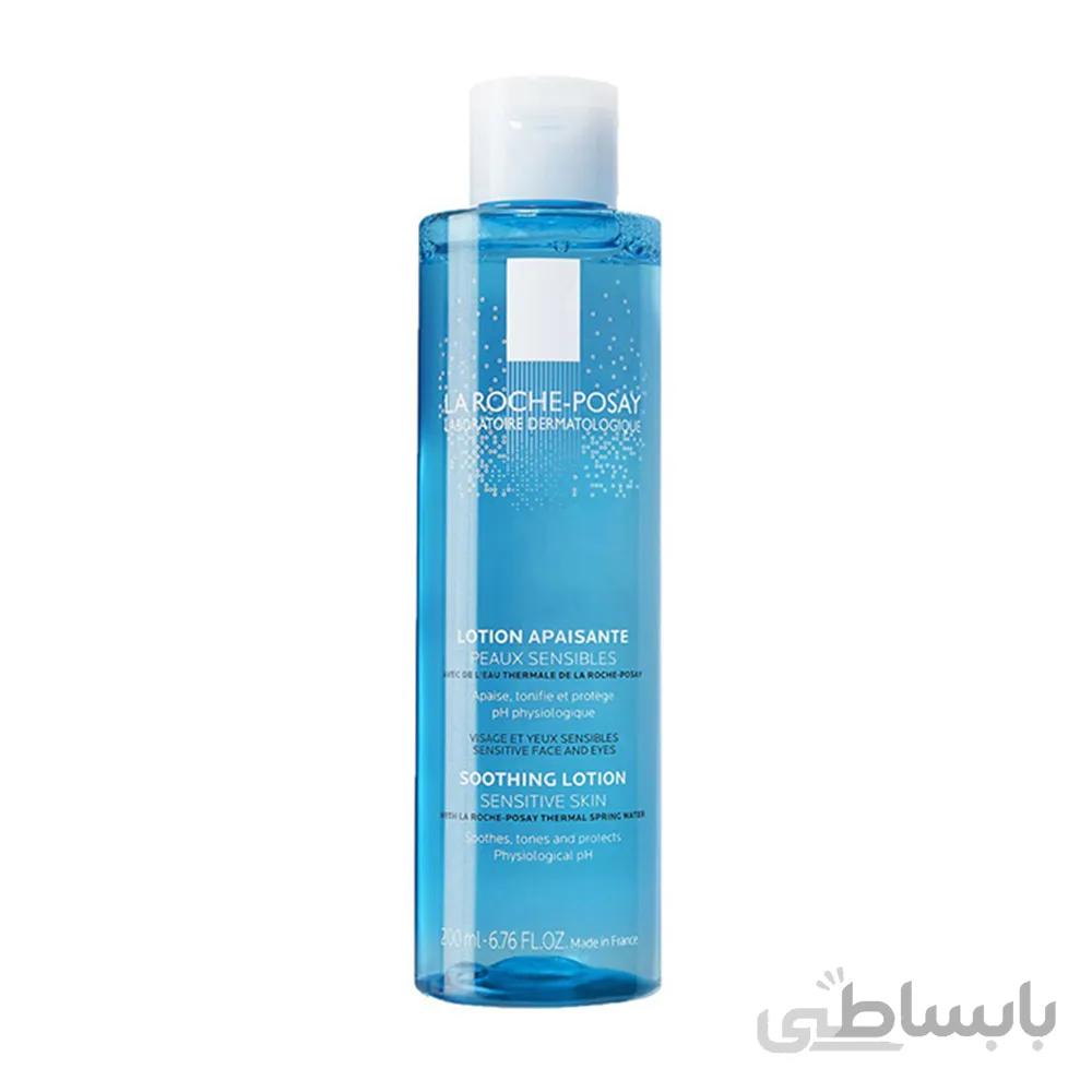 تونر التیام بخش لاروش پوزای مدل soothing پوست حساس در حجم 200 میلی لیتر ا soothing lotion laroche posay for sensitive skin 200ml