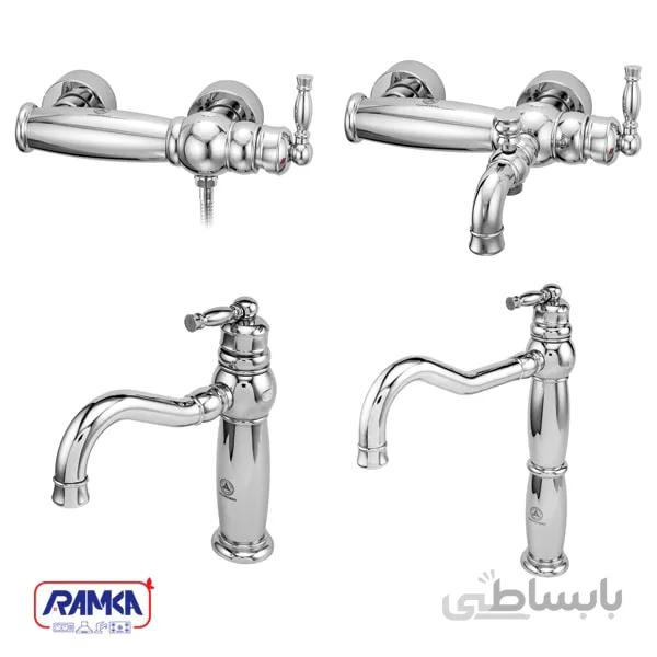 ست شیرآلات آنتیک کروم قهرمان ا Antik Chrome Set