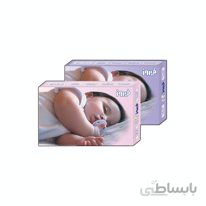 پوشک پارچه ای بچه سایز متوسط فیروز 5 عددی ا -