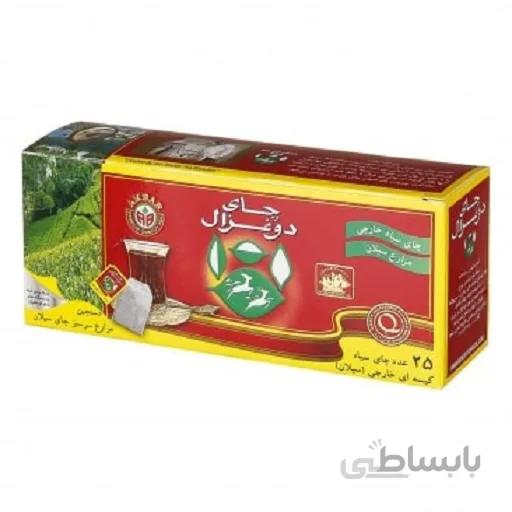 چای تی بگ ساده 25 عددی دو غزال