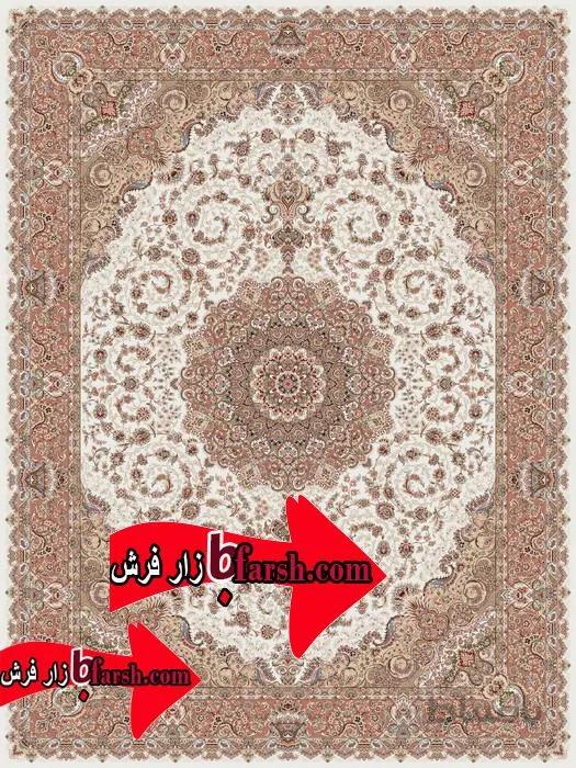 فرش نگین مشهد طرح708 کرم