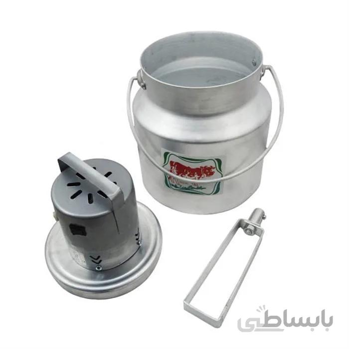 کره گیر برقی خانگی موتور بالا ( 20 لیتری) ا * ظرفیت : 20 لیتر * دارای بدنه روحی * قرار گیری موتور در قسمت بالا *دارای زبانه نگه دارنده درب جهت جلوگیری از چرخش درب