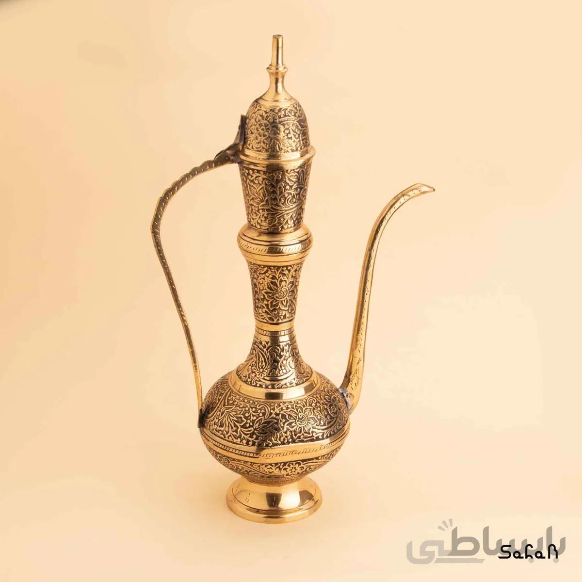 گلاب پاش برنجی طلایی مدل ساحل سایز 1
