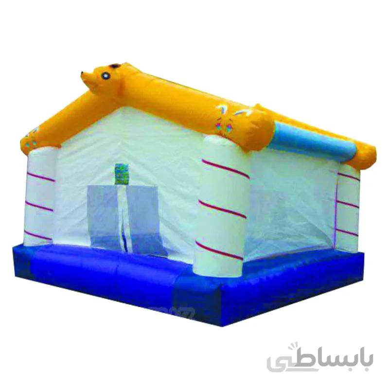 استخر توپ بادی کودکان مدل کلبه سفید