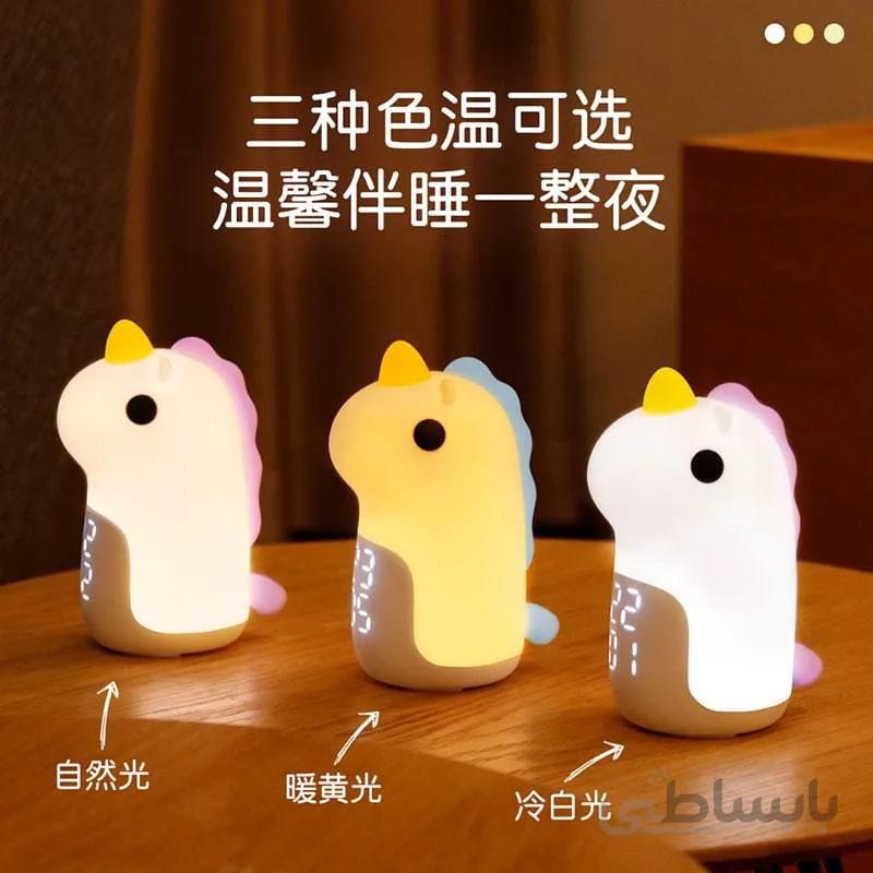 چراغ شب و ساعت رومیزی دیجیتال clock and desk light code 157-41