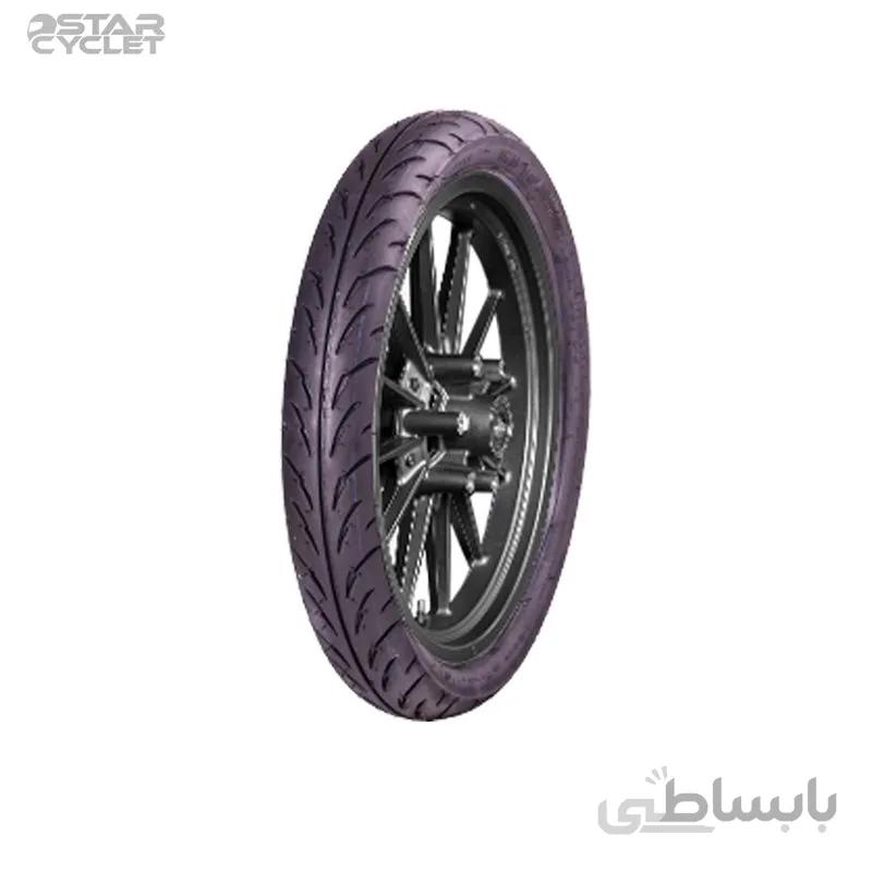 تایر موتورسیکلت ایران یاسا مدل 101 سایز 17-80/90 مناسب برای عقب ویو