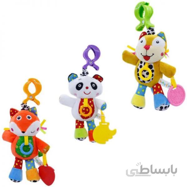 آویز عروسکی کریر ویبره دار حیوانات Babyfans