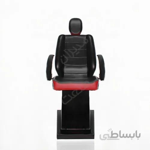 صندلی آرایشگاه طرح برقی 620 مشکی- قرمز