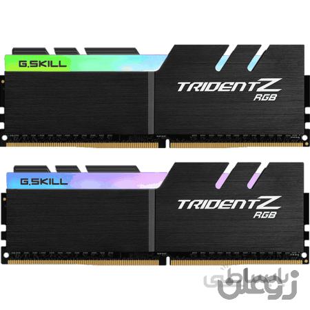 رم 32گیگابایت DDR4 مارک G.Skill مدل TRIDENT Z RGB F4-3200C16D-32GTZRX
