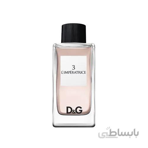 عطر ادکلن زنانه دلچه گابانا آنتولوژی ال ایمپرتریس ۳ ادوتویلت ۱۰۰ میل Dolce Gabbana D&G Anthology L`Imperatrice 3