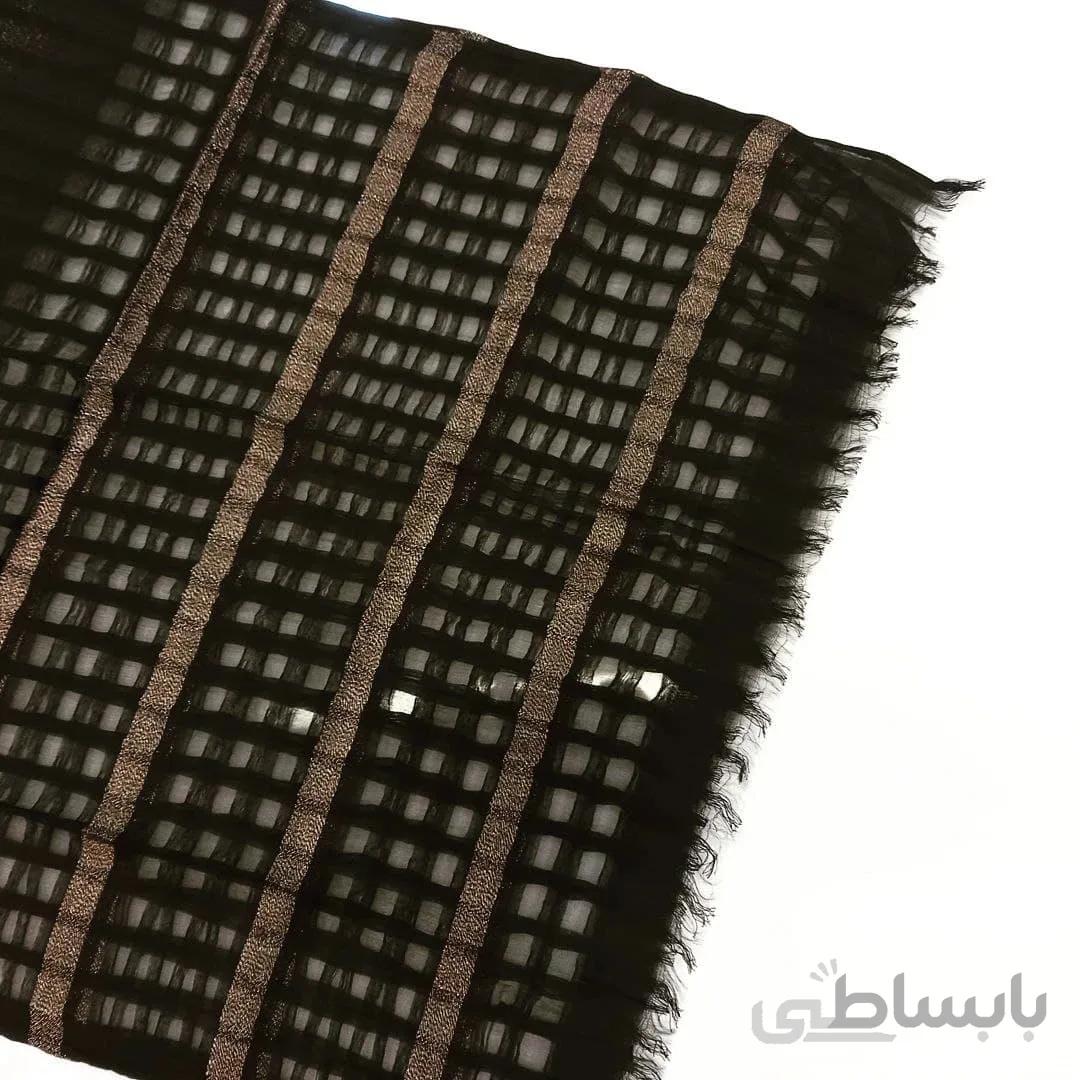 شال ژاکارد ویسکوز دستک براق