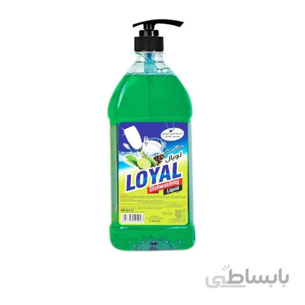 مایع ظرفشویی لویال ۱ لیتر رایحه لیمو و کاج – Loyal Dishwashing Liquid