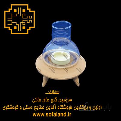 جا شمعی وارمر ۳ پایه ساده سفالند