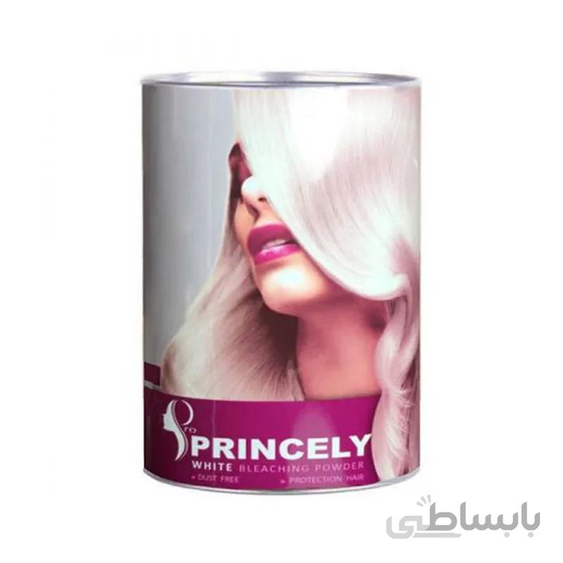پودر دکلره سفید پرو پرنسلی مدل Deco White حجم ۵۰۰ گرمPro Princely White Bleaching Powder