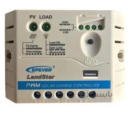 شارژ کنترلر خورشیدی PWM 10A مدل LS 1024 EU برند EPsolar