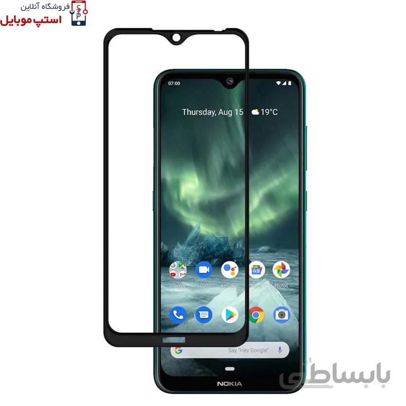 گلس نوکیا NOKIA 6.2 مدل شیشه ای فول تمام صفحه