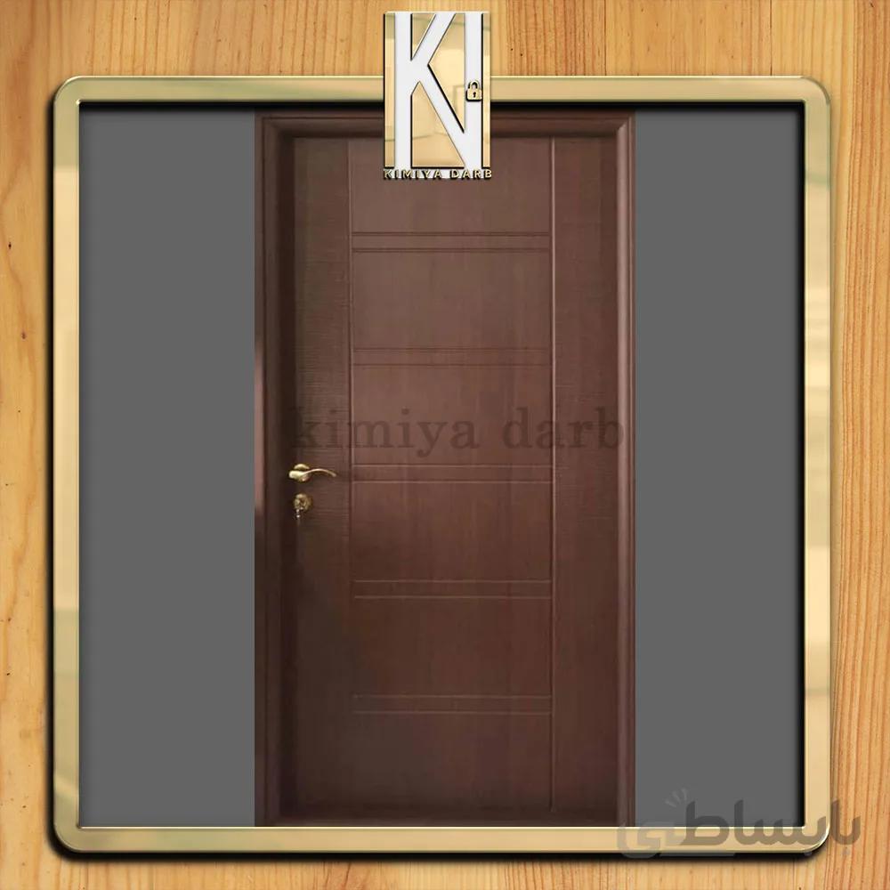 درب با روکش PVC طرح CNC کد 609