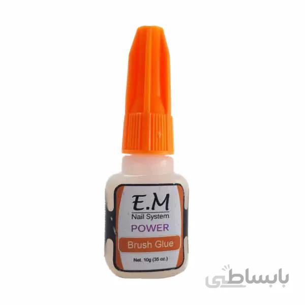 چسب کاشت ناخن برس دار EM وزن ۱۰گرم