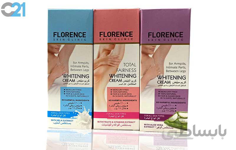 کرم سفید کننده زیربغل و بین پاها فلورنس FLORENCE