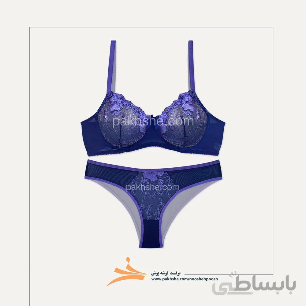 ست تورگاز سرمه ای فنردار برند نوشه پوش کد 55072