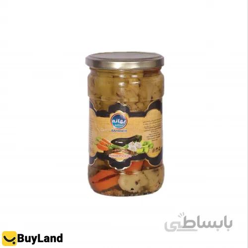 ترشی مخلوط درشت 800 گرم بهانه ا Bahaneh Mixed Pickled 800gr