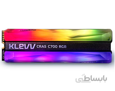 حافظه SSD اینترنال کلو مدل CRAS C700 RGB M.2 2280 ظرفیت 240 گیگابایت