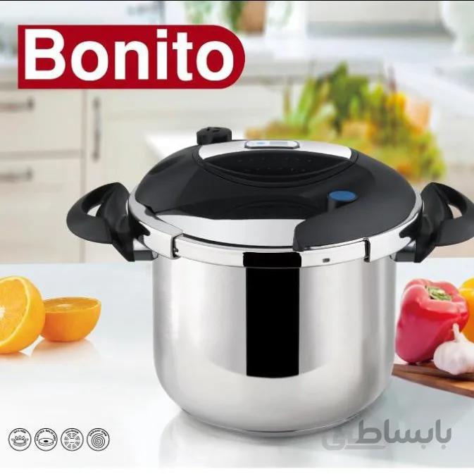 زودپز 6 لیتر بونیتو درب کلیپسی سوپاپ دار