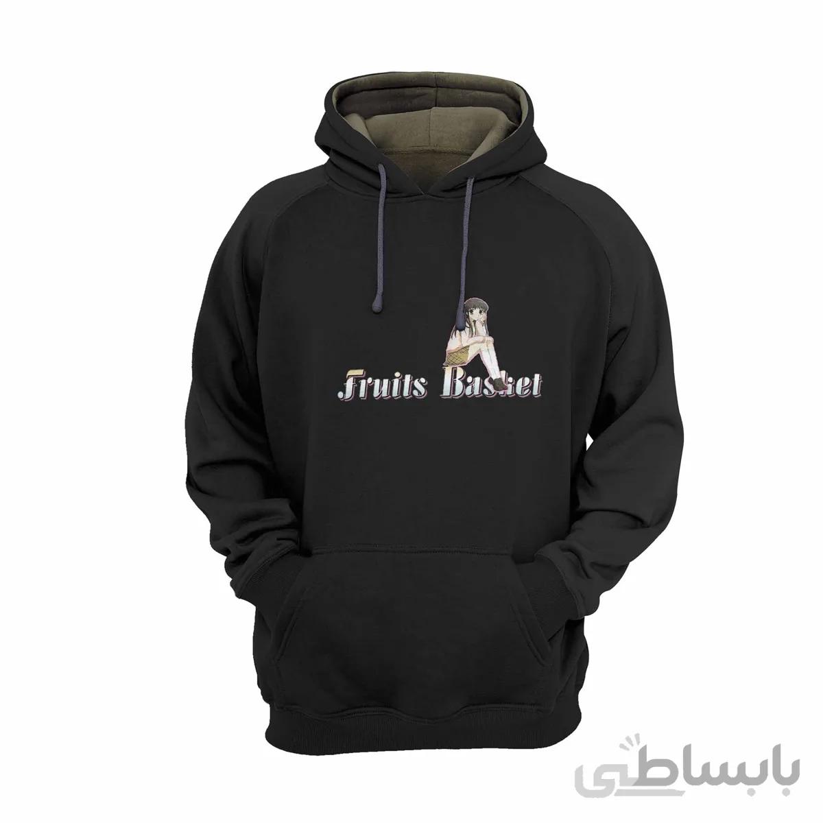 هودی مشکی طرح انیمه فروتس بسکت (سبد میوه) Fruits Basket کد KCT10456 کد 285138
