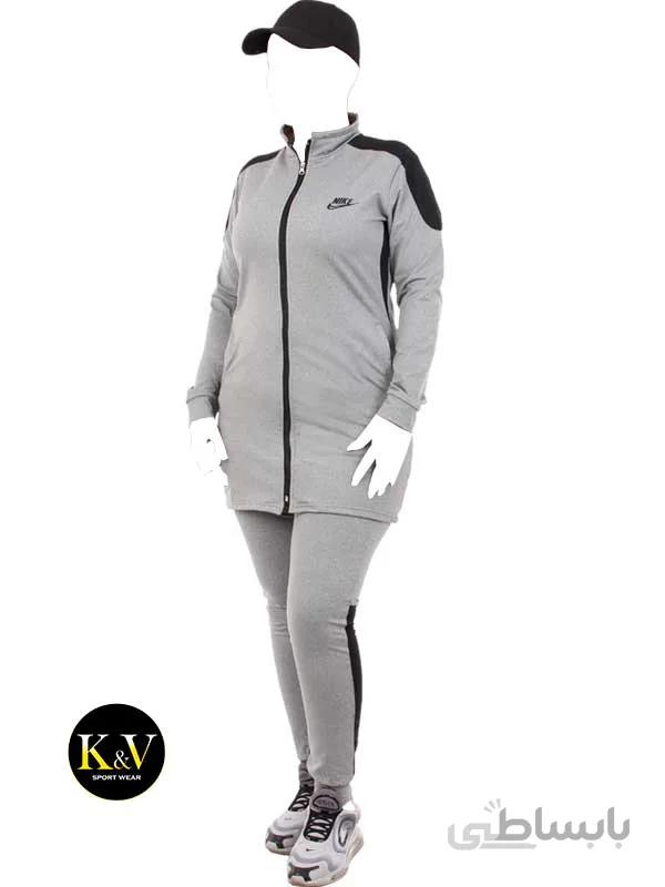 ست مانتو شلوار ورزشی نایک کد 002 ا Nike sport pants manteau set code 002