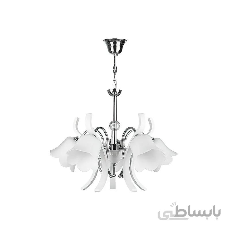 لوستر 5 شعله چشمه نور کد 888/5WT