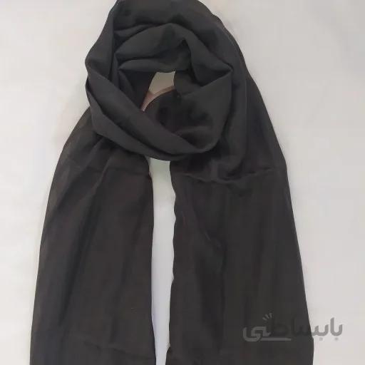 شال نخی دیپلمات رنگ دودی