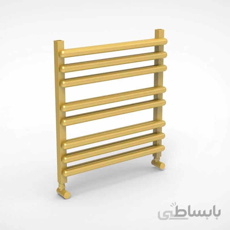 حوله خشک کن آلومینوم طلایی مات آذین