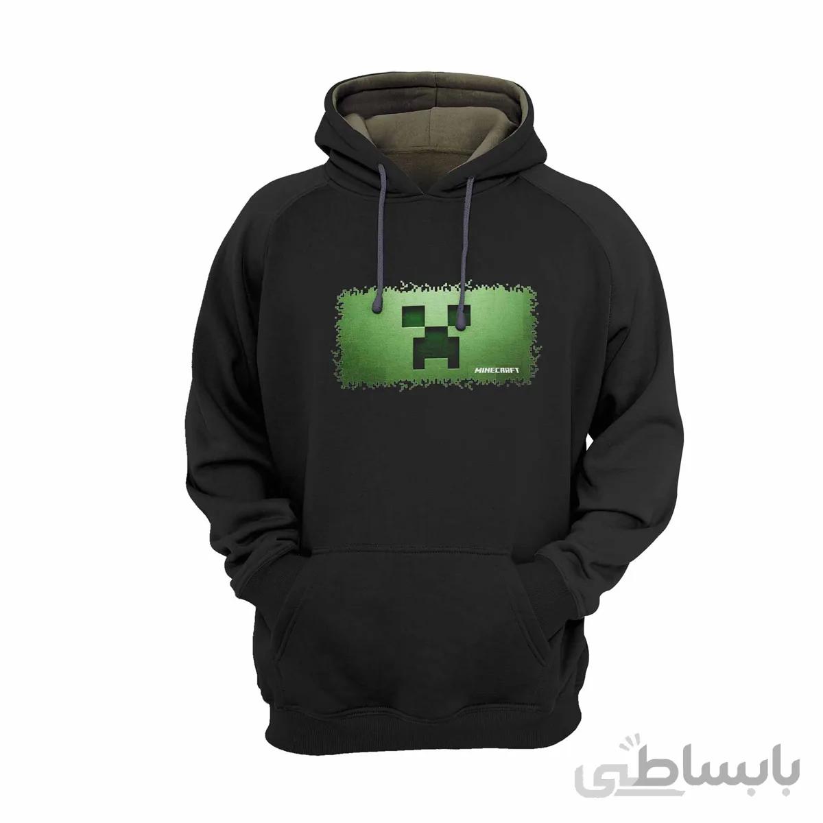 هودی مشکی طرح بازی ماینکرافت Minecraft کد KCT10464 کد 284858